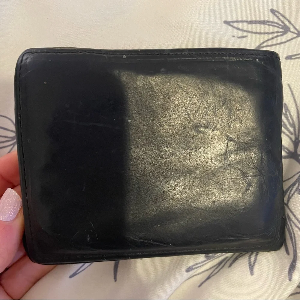 Guess‎ Black Leather Card Wallet